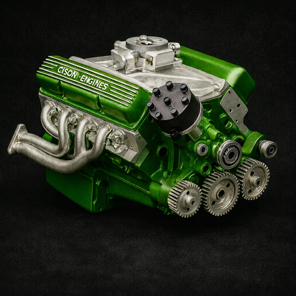 CISON V8 Engine Kit – Build Your Own Working Gas Engine Model