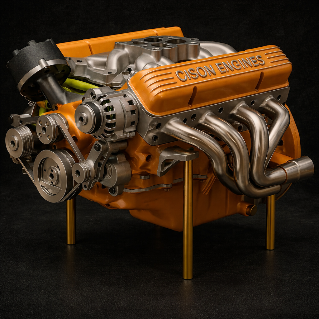 CISON V8 Engine Kit – Build Your Own Working Gas Engine Model