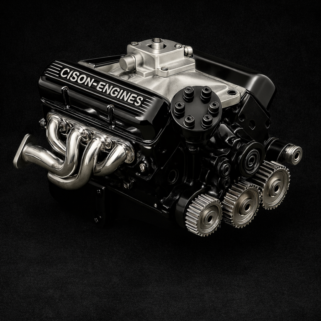 CISON V8 Engine Kit – Build Your Own Working Gas Engine Model
