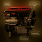 Teching Turbo Engine Kit – Build Your Own Working Turbocharged Engine Model